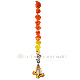 Marigold Hanging Toran With Bell