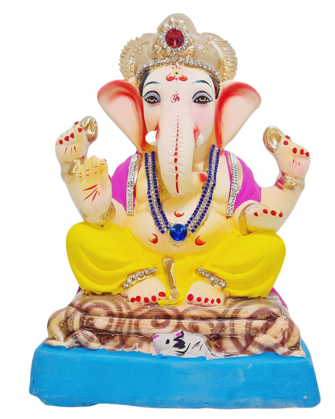 Eco Friendly Shree Siddhivinayak Ganpati or Shadu Mati Ganesha 9"