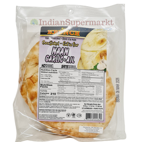 Krunch Garlic Naan Oven Baked 6pcs