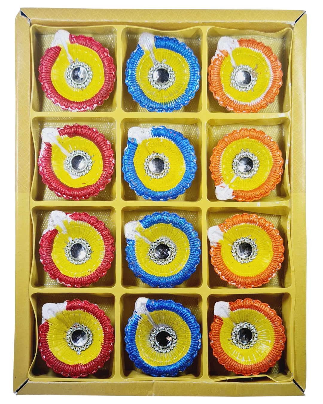 Clay Diya or  Mitti Diya - Pack of 12