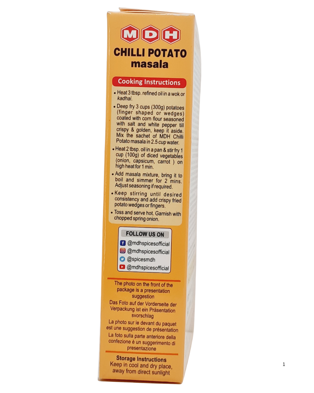 MDH Chilli Potato Masala 45gm