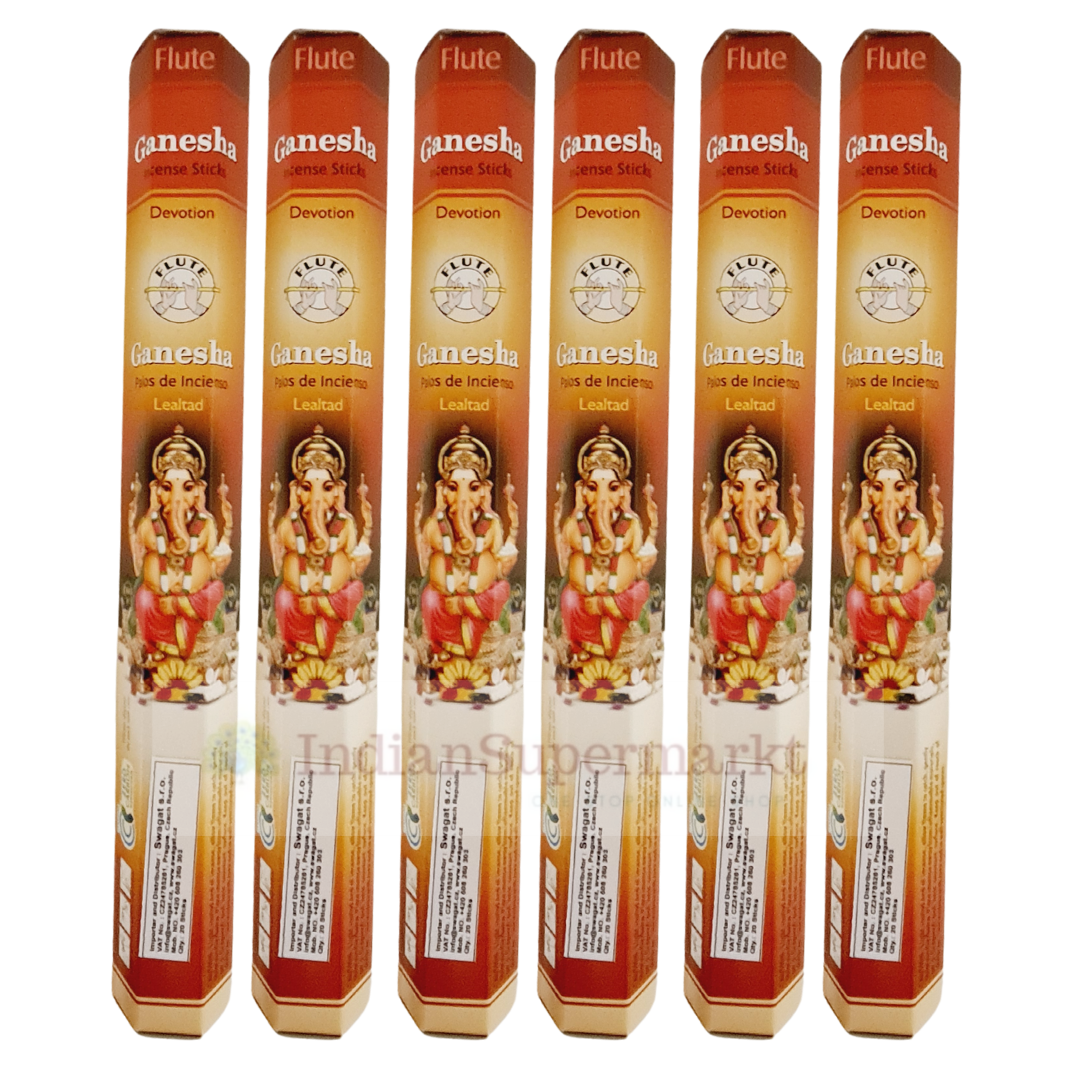 Flute Ganesha Agarbati  - Pack of 6 X 15gm