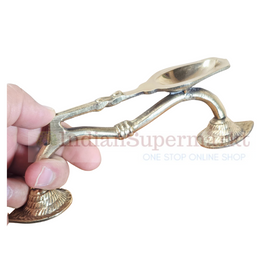 Brass Aarti Jyot with Long Handle