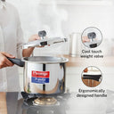 Prestige StainlessSteel Pressure Cooker 3Litre  (Gas & Induction Compatible)(NO Refund ,Return or replacement)