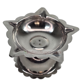 Steel Diya 5 Sided - Panch Wat