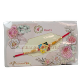 Multi colour Designer rakhi with Pearl