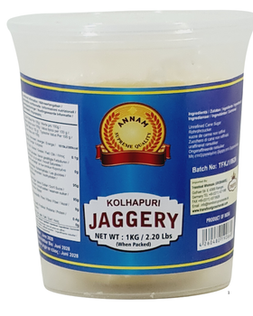 Annam Kolhapuri Jaggery White Tub 1kg