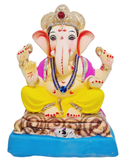Eco Friendly Shree Siddhivinayak Ganpati or Shadu Mati Ganesha 9"