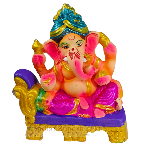 Eco Friendly Ganesha  or Shadu Mati Ganesha 8"
