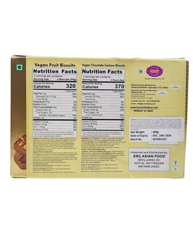 Karachi Bakery Two Majestic  Cashew Chocolate  & Fruit Biscuit 400gm