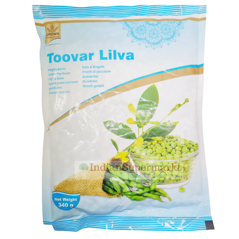 Crown  Frozen Toovar Lilva or Tuvar Lilva 340gm (Deliver only Berlin)