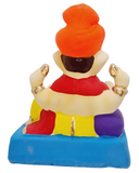 Eco Friendly Ganesha Phetawala Ganpati or Shadu Mitti Ganesha 9"