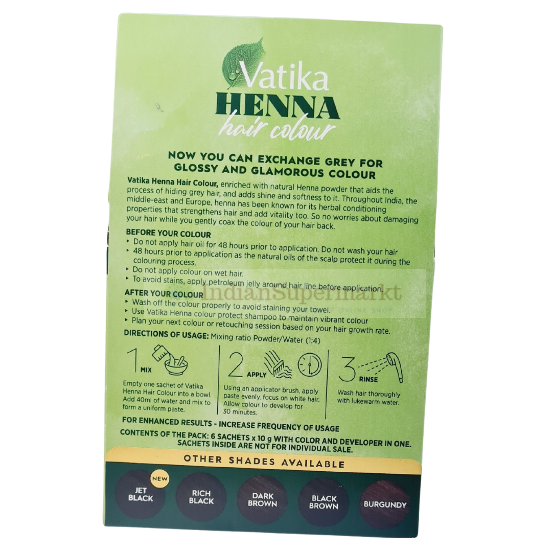 Vatika Henna Hair Colour - Natural Brown
