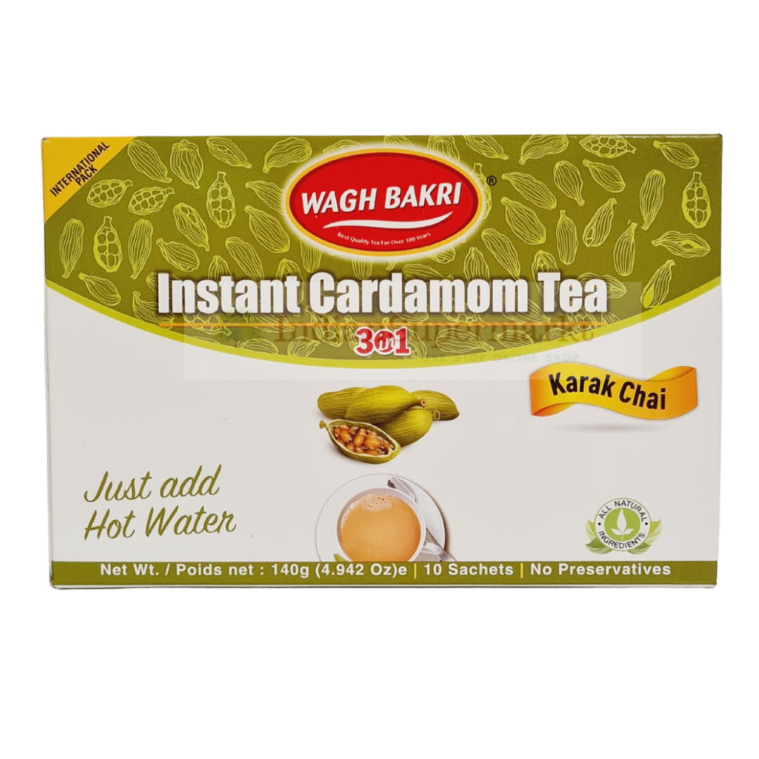 Wagh Bakri Instant (Premix)  Cardamom Tea - Karak chai- 10Sachets - IndianSupermarkt