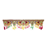 Traditional Craft Multicolour Peacock Toran or Bandharwar