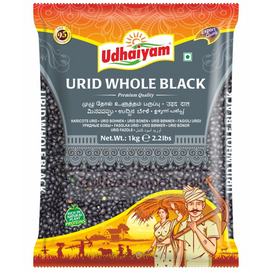 Udhaiyam Black urid Whole or Urad Sabut -1kg - IndianSupermarkt