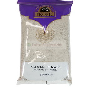 Tropic/Chakra kuttu Ka Atta or Buckwheat flour 500gm - IndianSupermarkt