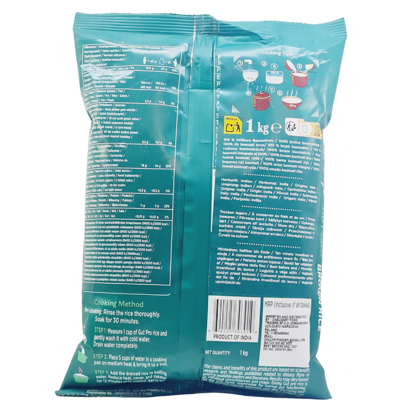 India Gate Basmati Rice Brown 1kg