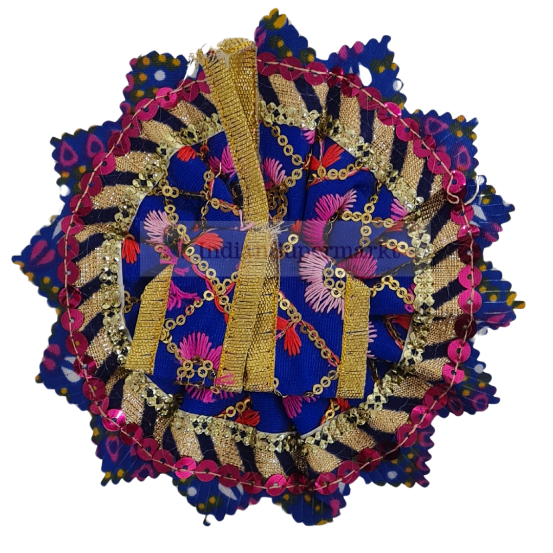 Ladoo Gopal Dress Bandini & Gota Design - Medium