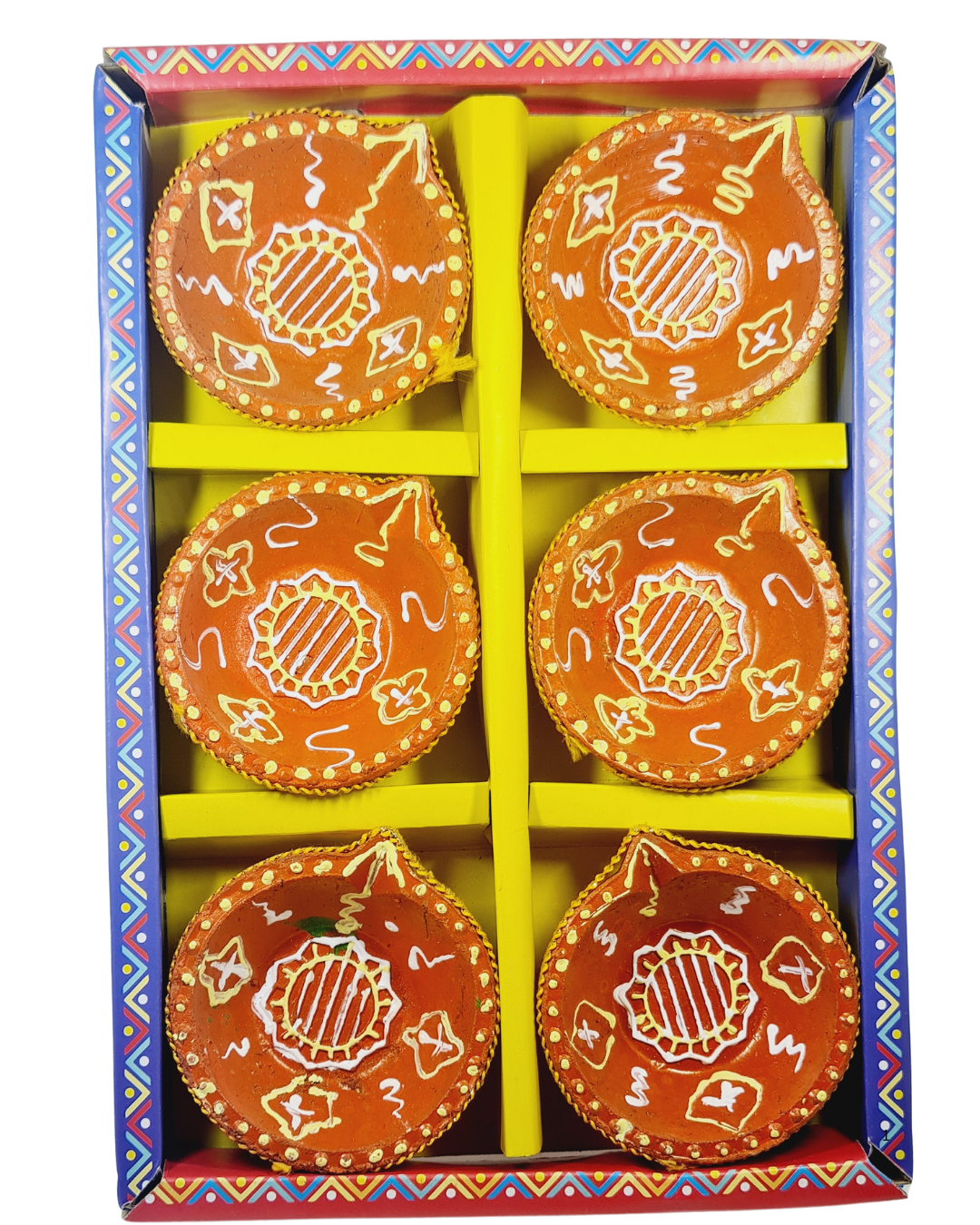 Clay Diya or  Mitti Diya  - Medium - Set of 6