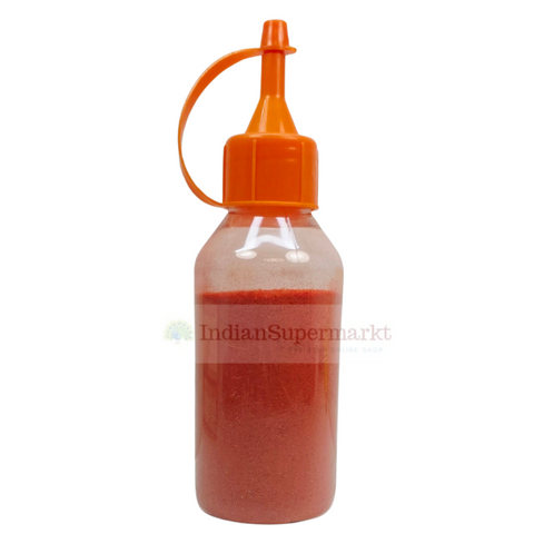 Rangoli Colour Orange Powder with Squeeze Bottle -100gm