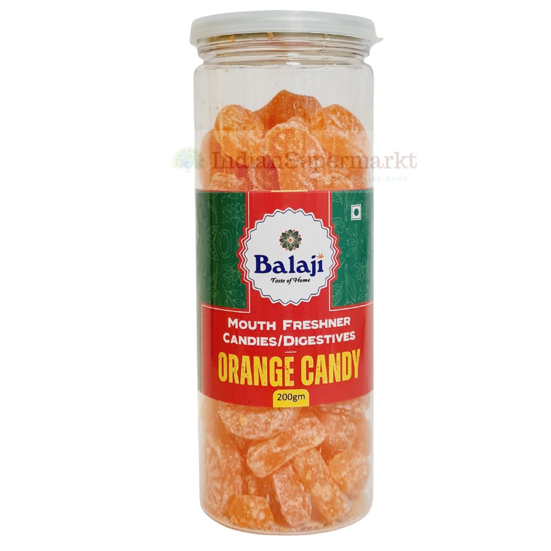 Balaji Orange Candy 170gm - IndianSupermarkt