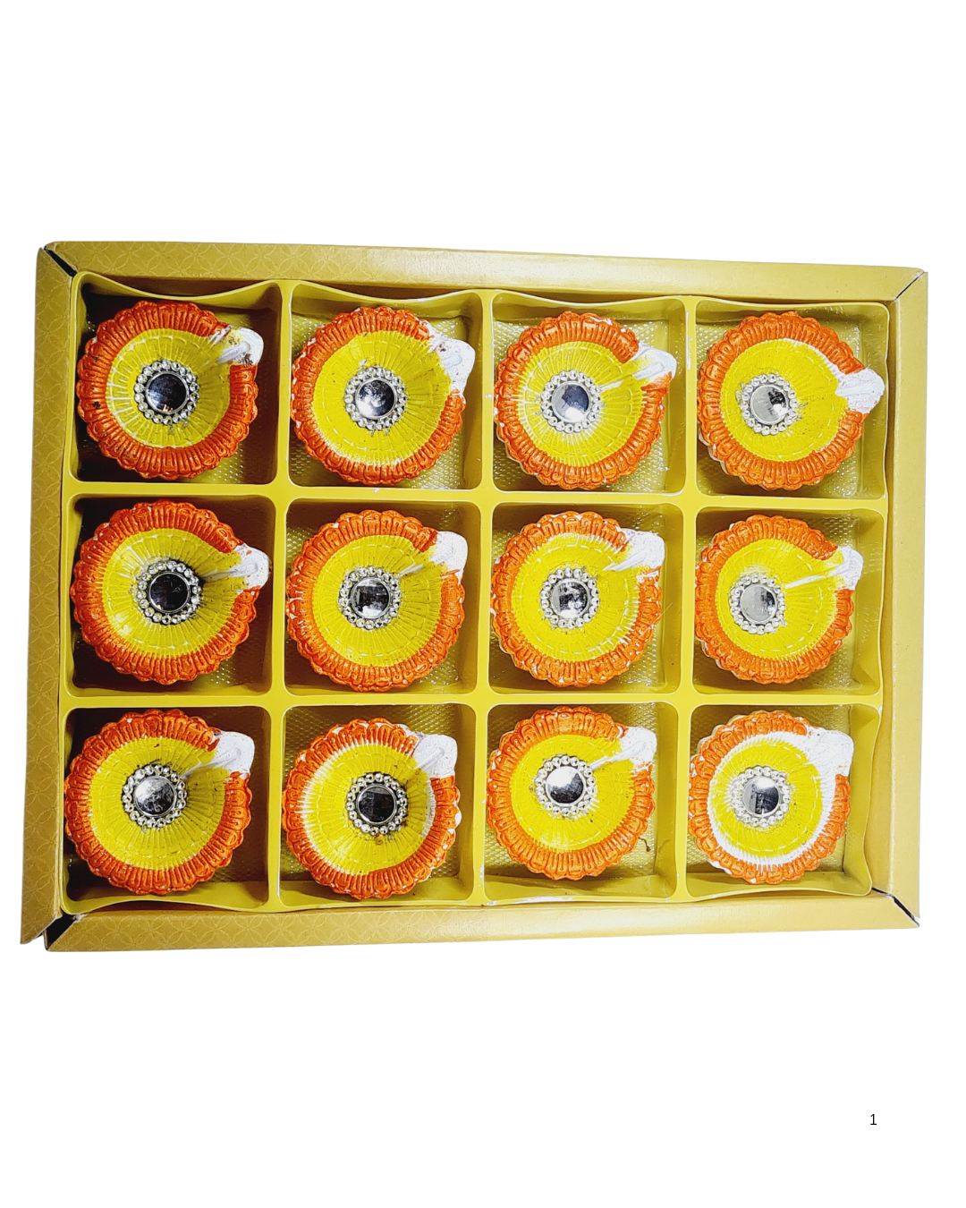 Clay Diya or  Mitti Diya - Pack of 12