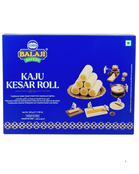 Balaji Kesar Kaju Roll  340gm
