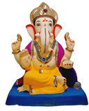 Eco Friendly Swami Samartha Ganesha or Shadu Mati Ganpati 13"