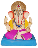 Eco Friendly Ganesha Dagdusheth Style Ganesha 9"