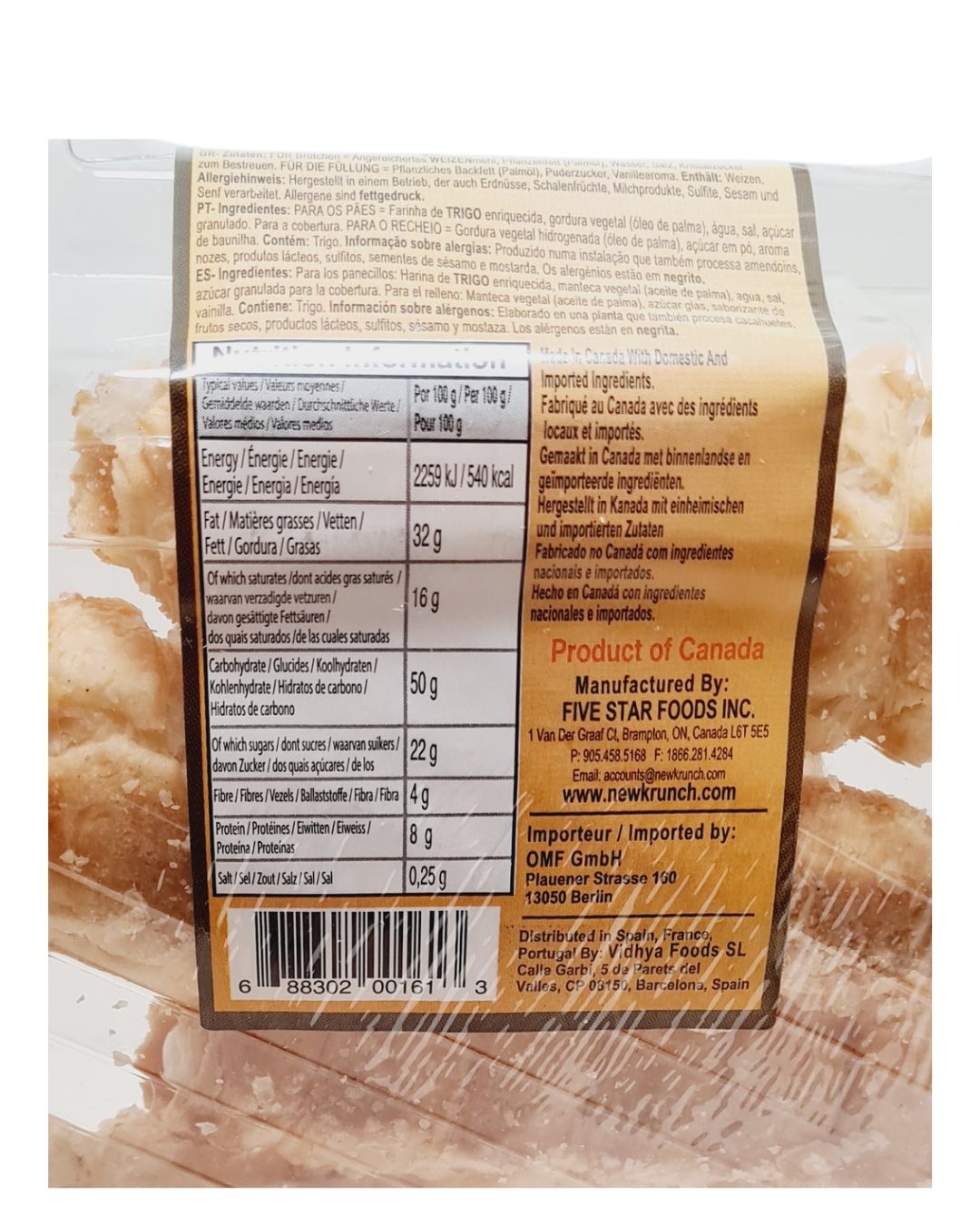 Vidhya/Krunch Cream Roll - Eggless -200gm