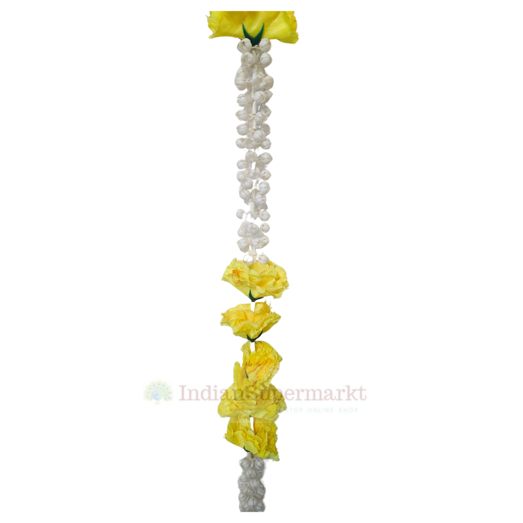 Artificial Yellow & White Flower Hanging Toran