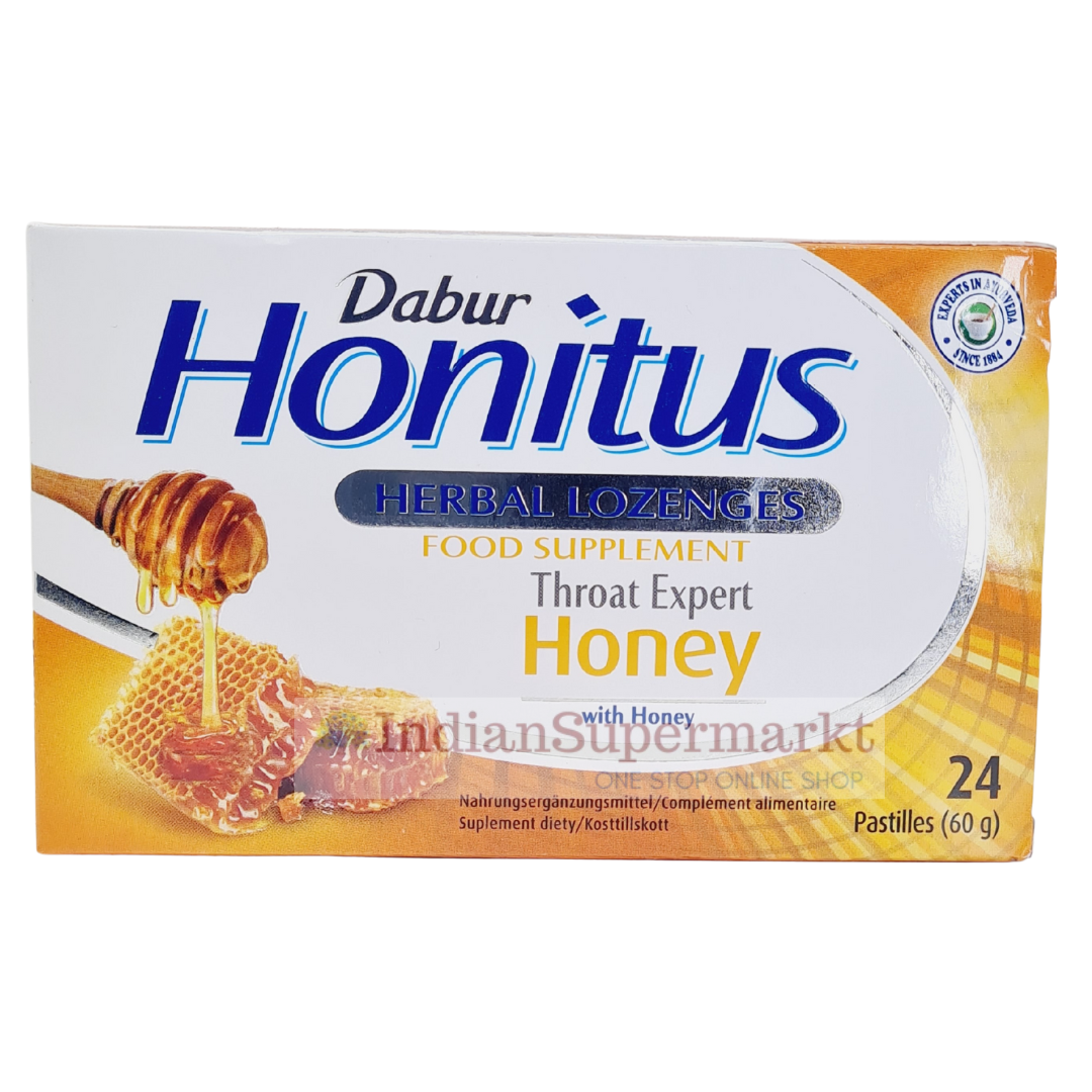 Dabur Herbal Honitus Lozenges - Honey - 24Lozenges