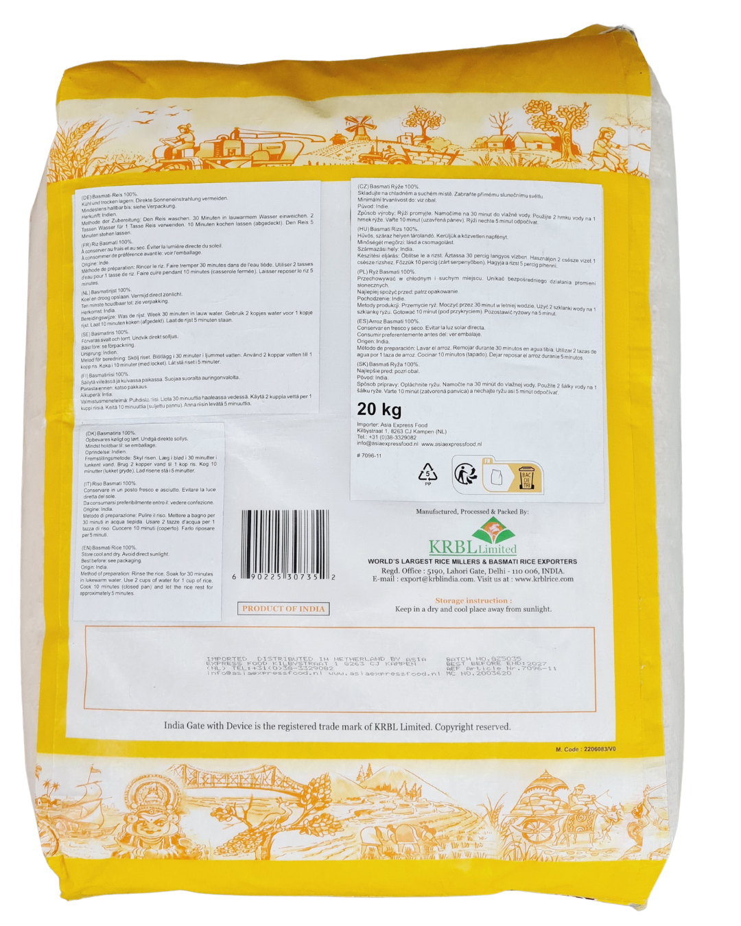 India Gate Basmati Rice Everyday 20Kg