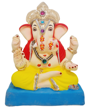 Eco Friendly Ganesha Dagdusheth Double Load Ganesha 11"