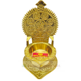 Brass Ashtalakshmi  Deepam for Pooja
