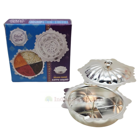 Silver Glow Shell Koyari Set
