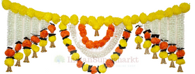 Artificial Toran Marigold & Mogra With Bell