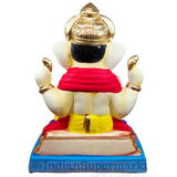 Eco Friendly Ganesha Choranga Double Load  or Shadu Mati Ganesha 13"