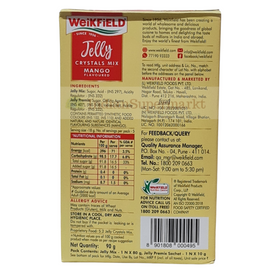 Weikfield Jelly Powder Mango  Flavour 90gm (BBD : November  2025)