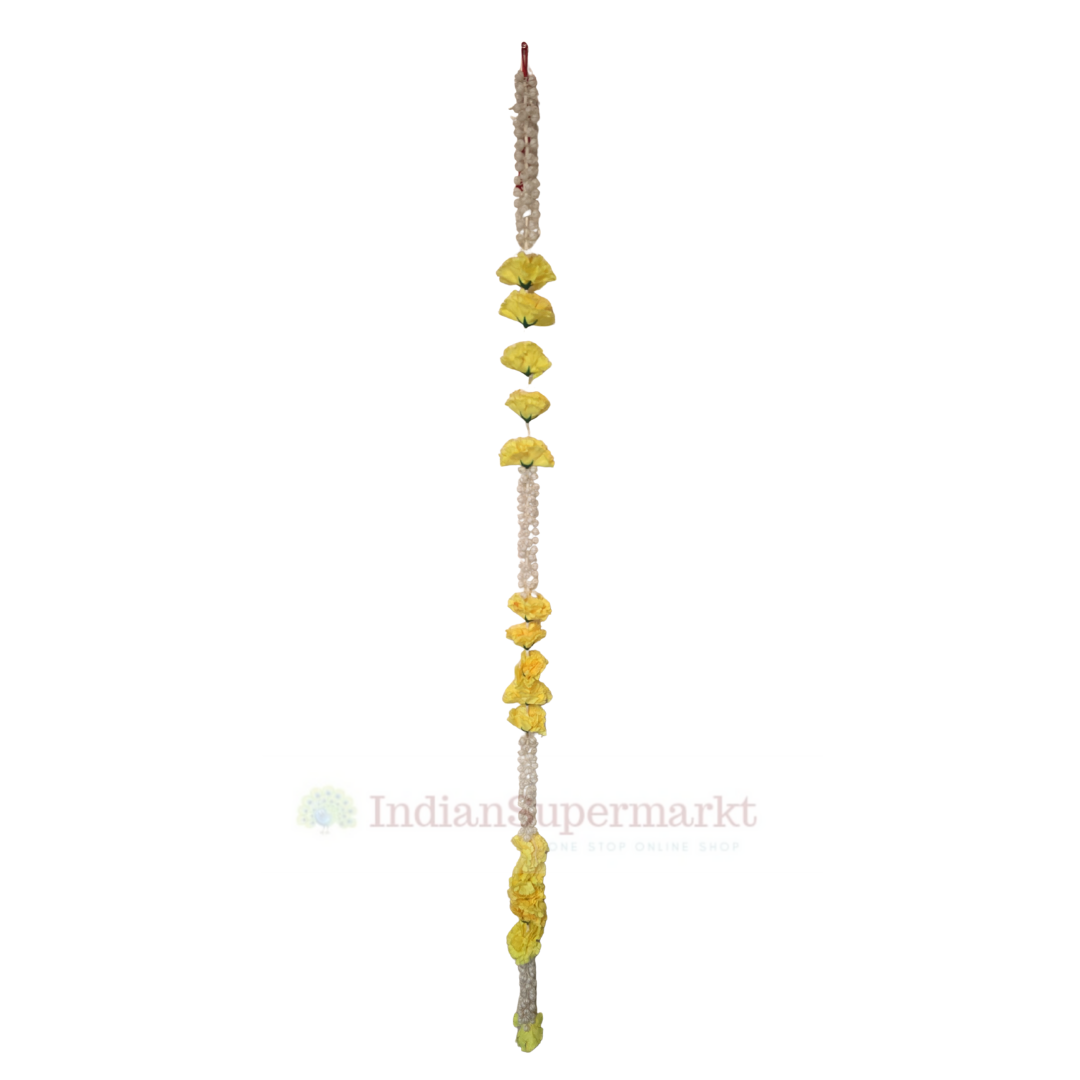 Artificial Yellow & White Flower Hanging Toran