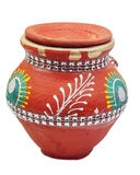 Clay Kalash or Karwa With Lid small