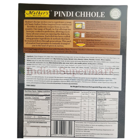 Mothers Recipe RTE Pindi Choley  300gm ( BBD : 06 Jan 2026) - IndianSupermarkt