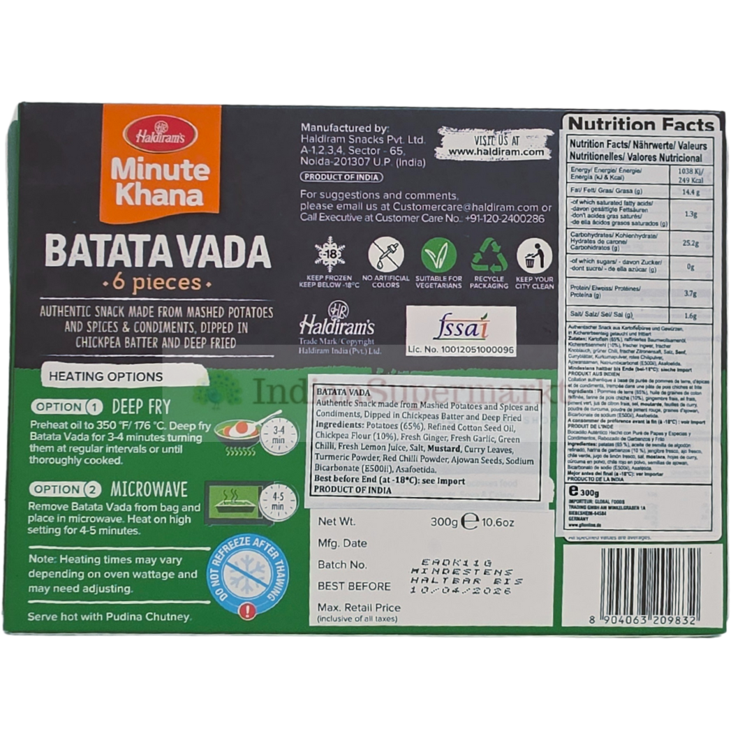 Haldiram Frozen Batata Wada  (Delivery in Berlin)