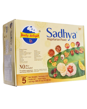 Daily Delight Frozen Sadhya Kit (Feast for 5 )- 4,80kg (Delivery in Berlin)