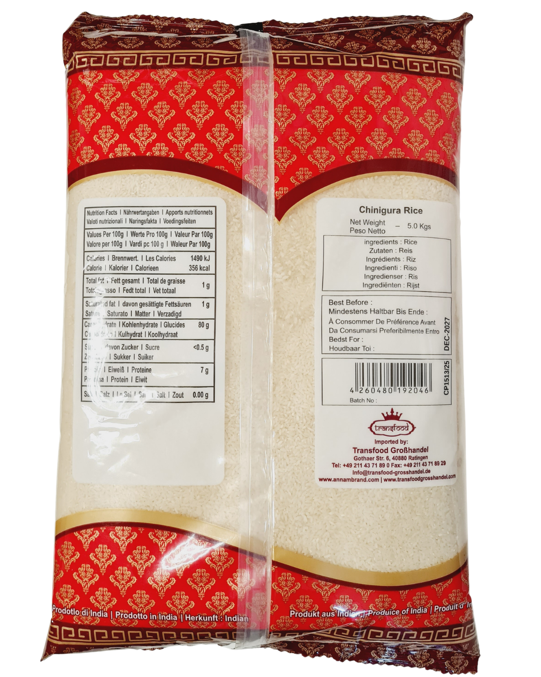 Annam Chinigura Rice 5kg