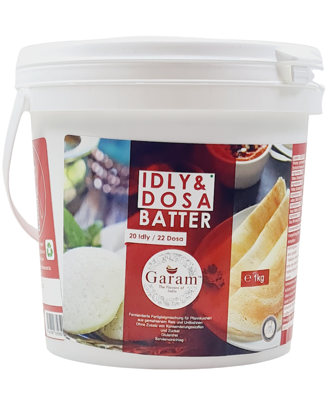 Garam Idly and Dosa Batter - Bucket 1kg