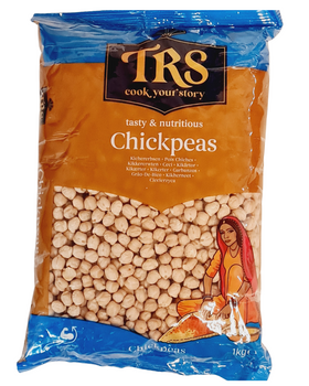 TRS/Heera White Chick Peas 1Kg - IndianSupermarkt