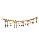 Pompom & Pearl toran or Bund or Bandharwar