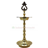 Traditional Brass  Deepam for Pooja 29cm